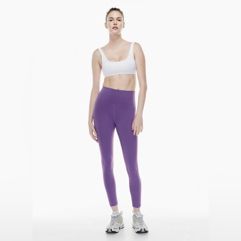 Aritzia TNA Butter Atmosphere Ankle High-Rise Leggings Fig Purple